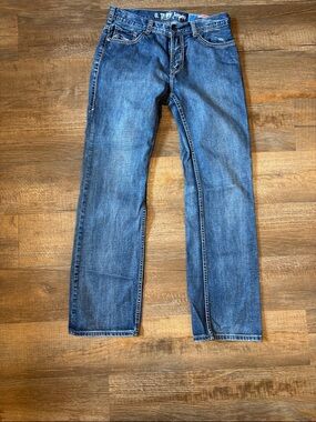 Classic Men's Blue Denim Jeans